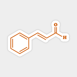 Cinnamon Cinnamaldehyde Molecule Chemical Formula Magnet