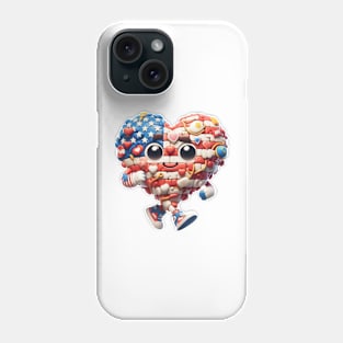 I love USA Phone Case