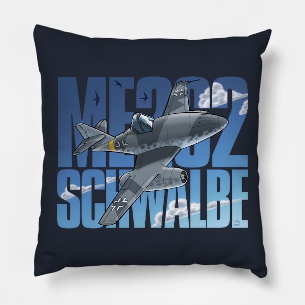 ME 262 Pillow by captainsmog