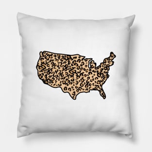 Cheetah USA Pillow