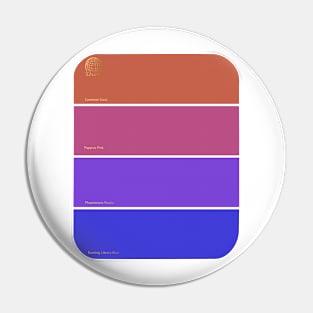 Spaceship Paint Chips Pin