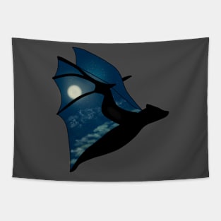 Moon Bat Tapestry