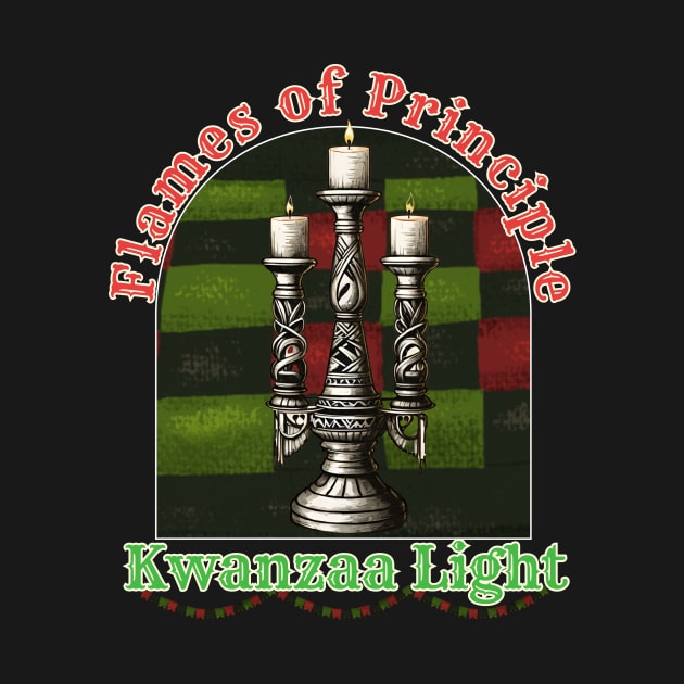 kwanzaa, flames of principle, Design by Imaginator Studio