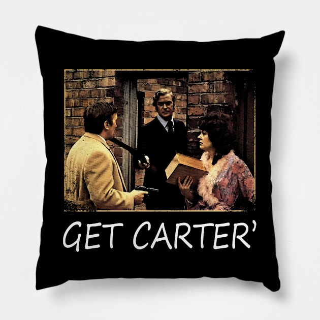 Classic Crime Cinema Get Collectible Shirt Pillow by TheBlingGroupArt