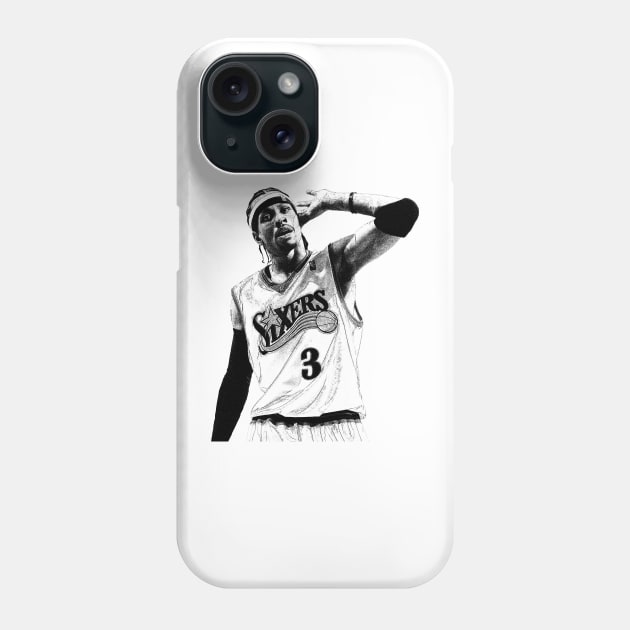 The Answer - Allen Iverson Phone Case by tykler