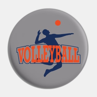 Voleyball Player Pin