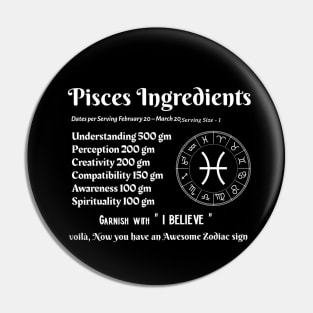 Pisces Ingredients Pin