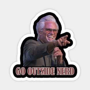 Go Outside Nerd Magnet