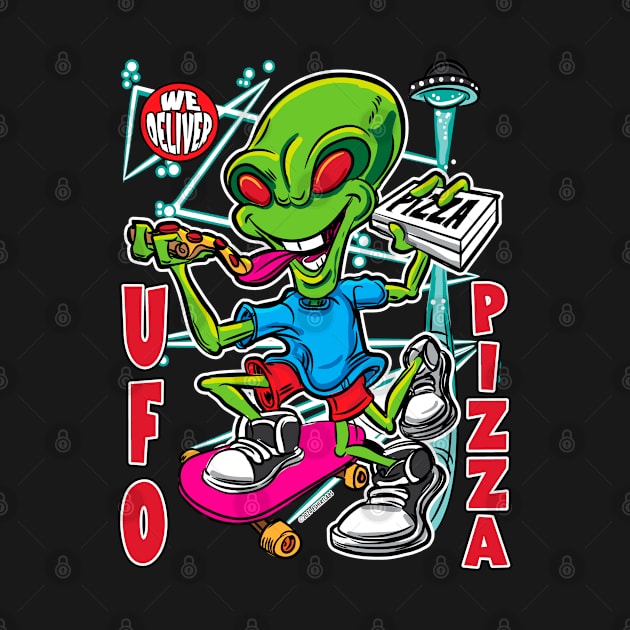 UFO Pizza by eShirtLabs