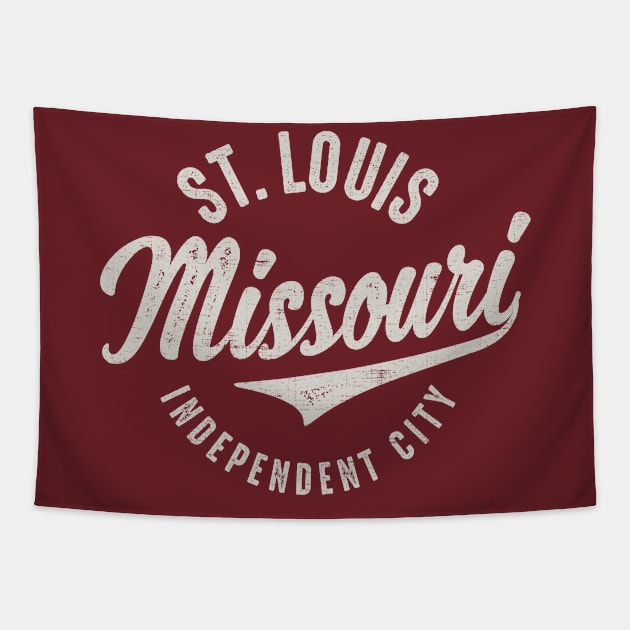 St Louis Missouri Independent City Tapestry by Designkix