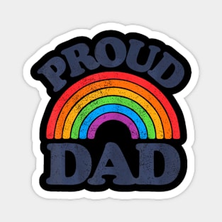 LGBTQ Proud Dad Gay Pride LGBT Ally  Father's Day Magnet