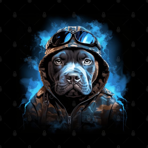 American Bully Warrior by Enchanted Reverie