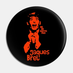 Amsterdam: Tribute Illustration to Jacques Brel's Iconic Song Pin