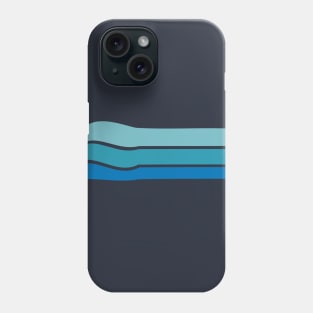 Retro wave lines Phone Case