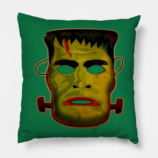 Frankenstein Vintage Monster Mask Pillow