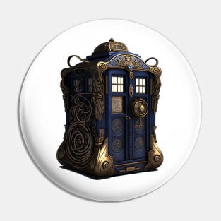 Steampunk Time-Traveler Pin