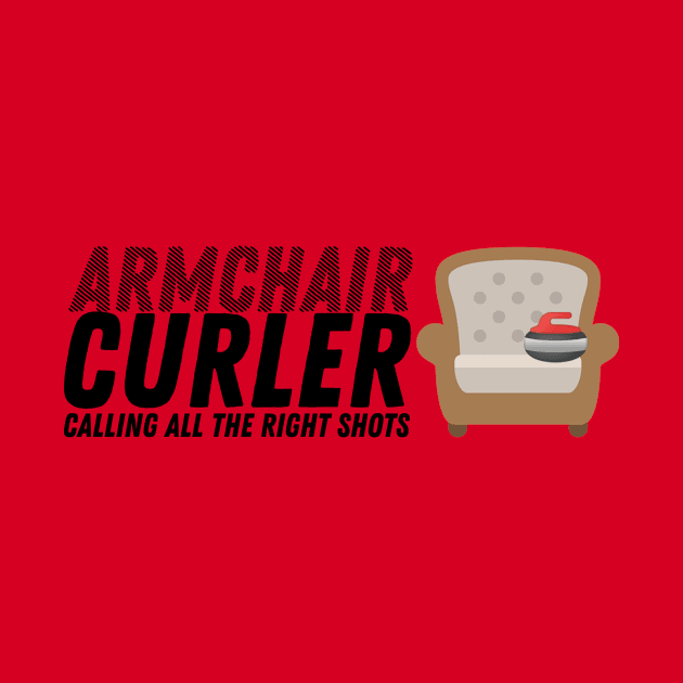 Curling - Armchair Curler - Black Text by itscurling
