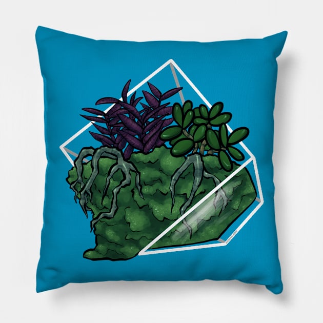 Moss Terrarium Pillow by mcbenik