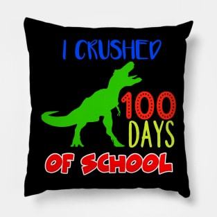 100th Day Of School Dinosaur Pillow