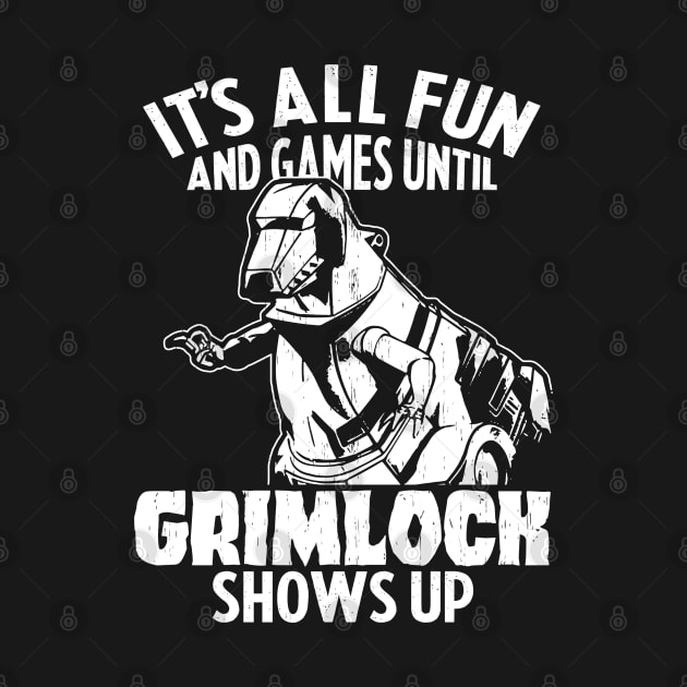 GRIMLOCK : Transformers GEN 1 - fun & games 2.0 by ROBZILLA