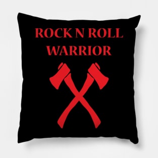 Rock N Roll Warrior Pillow
