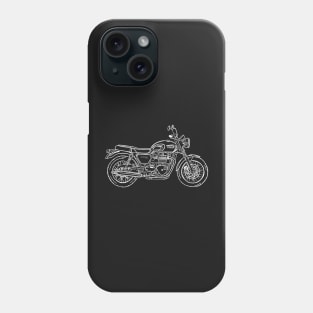 Triumph Bonneville T100 motorcycle Phone Case