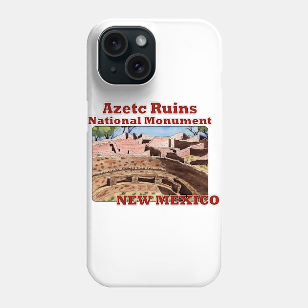 Aztec Ruins National Monument, New Mexico Phone Case by MMcBuck