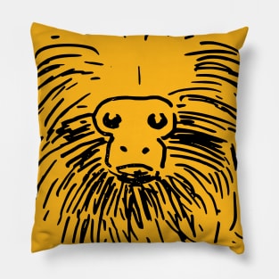 Golden Lion Tamarin Pillow