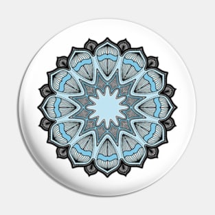 Baby Blue Mandala Pin