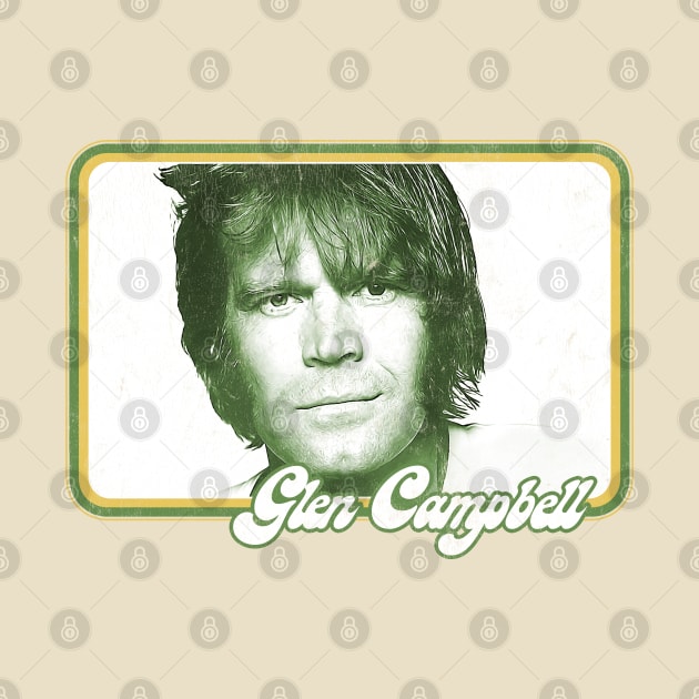 Glen Campbell / Retro Style Fan Design by DankFutura