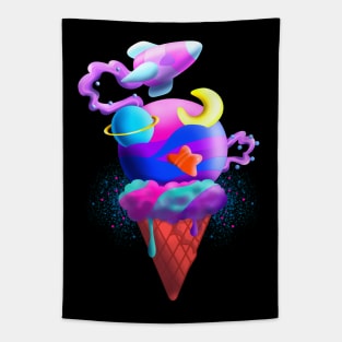 ICE CREAM SPACE Tapestry