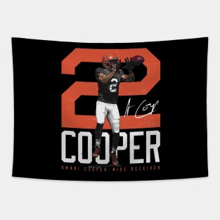 Amari Cooper Cleveland Bold Number Tapestry