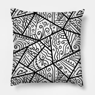 Beautiful Leaves Pattern By Mabre Art Pillow