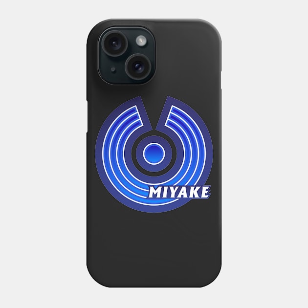 Miyake - Tokyo Metropolis Prefecture of Japan Phone Case by PsychicCat