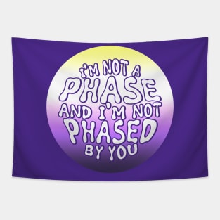 Nonbinary - Not a Phase Tapestry