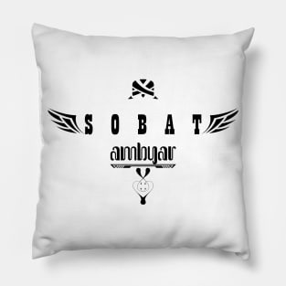 Sobat Ambyar - Black2 Pillow