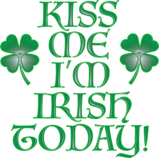 Kiss Me I'm Irish Today Magnet