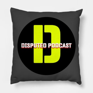 Disputed Podcast Logo Pillow