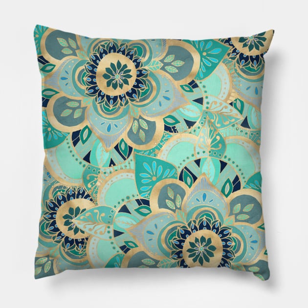 Gilded Emerald Enamel Pillow by tangerinetane