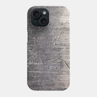 Cracked concrete texture. Phone Case