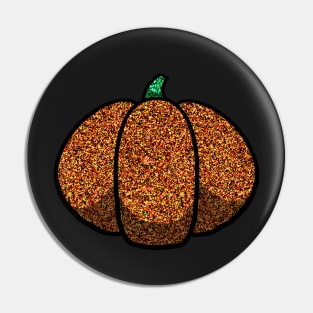 Glitter Halloween Pumpkin Pin