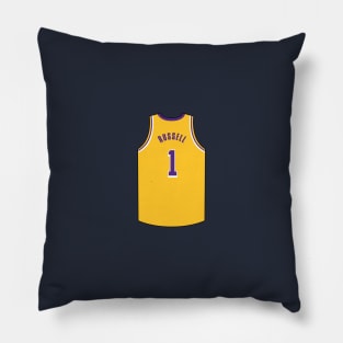 D'Angelo Russell Jersey Gold Qiangy Pillow