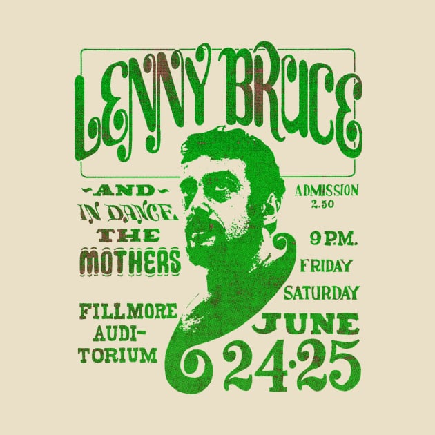 lenny bruce by HAPPY TRIP PRESS