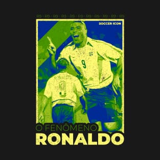 Ronaldo - Street Art - Soccer Icons T-Shirt