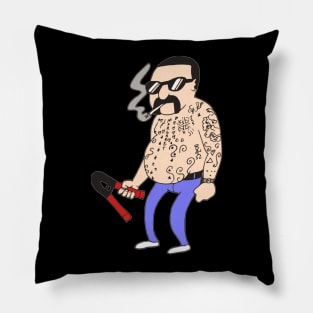 Uncle Chop-Chop Pillow