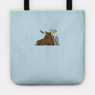 Moose and Squirrel Tote