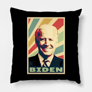 Joe Biden Vintage Colors Pillow