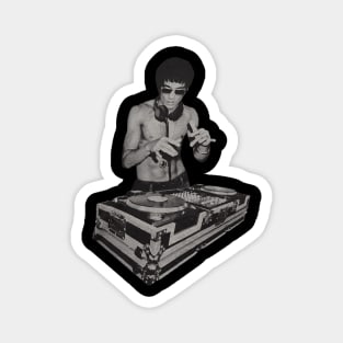 Dj Bruce Lee Vintage Magnet