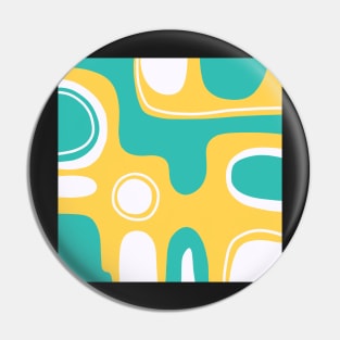 60s 70s mid century modern groovy print Pin