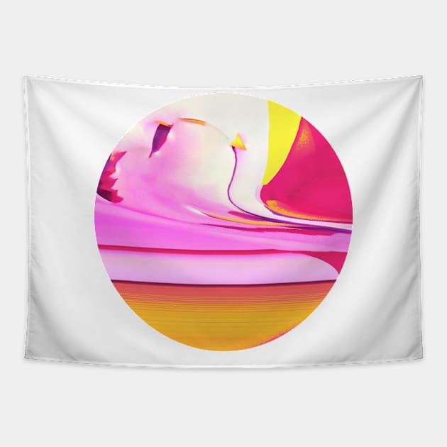 Electric Sunrise Tapestry by FIZZTAPP